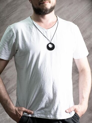 Keled Rocks Shungite Pendant Necklace Raw Stone in Kuwait