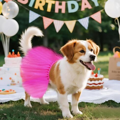 2 PCS Dog Tutu Dress مع Pearl Crown for Small Medium Pet Cat Dog Dog Halloween Assume Fress for Ballet Birthdy Party Photo Photo Prop in Saudi Arabia