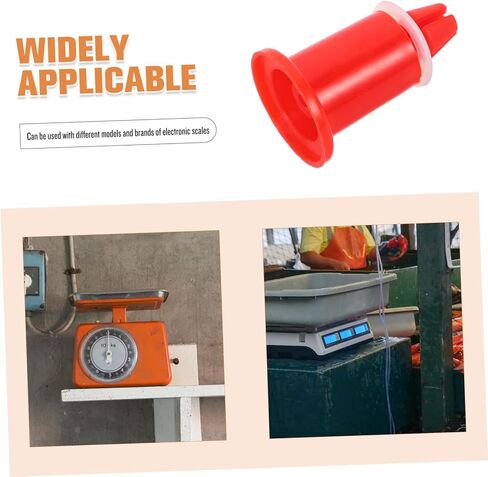 4pcs Scale Feet for Digital Kitchen Scales Stable Weighing Tray Pan Accessories Easy to Install White Plastic Support for Accurate Measurements in Saudi Arabia