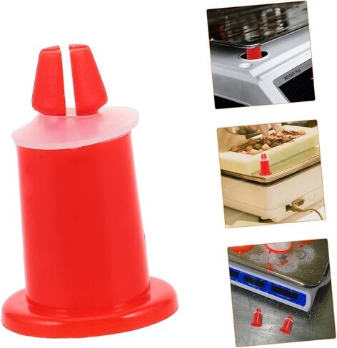 4pcs Scale Feet for Digital Kitchen Scales Stable Weighing Tray Pan Accessories Easy to Install White Plastic Support for Accurate Measurements in Saudi Arabia