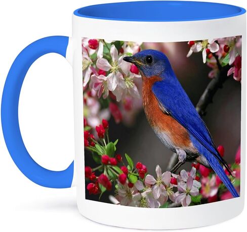 3dRose mug_55198_4 "For Love Of A Beagle" Two Tone Black Mug, 11 oz, Multicolor in Saudi Arabia