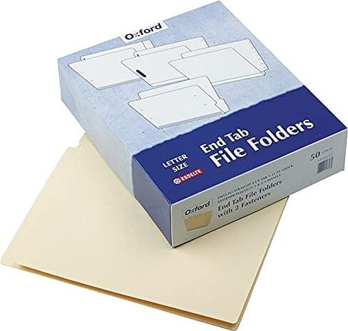 Pendaflex H10U13 END TAB TAB JODERS ، 2 السحابات ، علامة تبويب القطع المستقيمة ، رسالة ، مانيلا ، 50/صندوق in Saudi Arabia