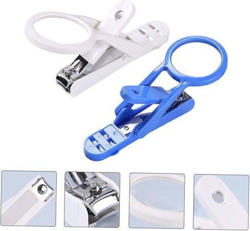 Ganazono 2pcs Clippers Nail Nail Magnifier For Hedgehog و Hamster Pet Divel Lens in Kuwait