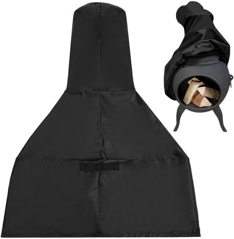 Heavy Duty Chiminea Cover with Waterproof Oxford Cloth, Adjustable Fit, 24 X 48 Inches in Saudi Arabia