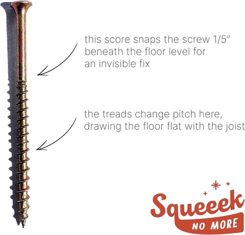 O'Berry Enterprises 3252 Squeeeeek No More Floor Screws 250 per Package (Original Version) (Single Pack) in Saudi Arabia