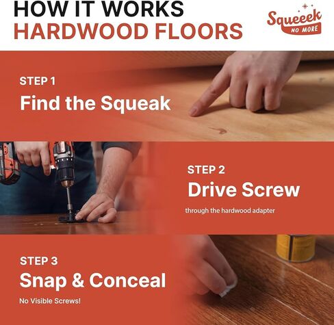 O'Berry Enterprises 3252 Squeeeeek No More Floor Screws 250 per Package (Original Version) (Single Pack) in Saudi Arabia
