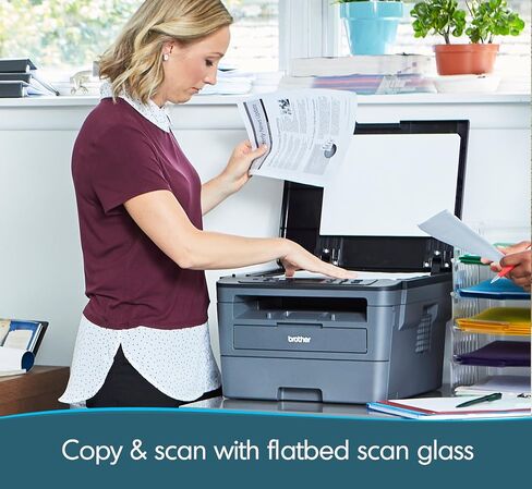 Brother L-2390DW Series Compact Monochrome Laser Laser Laser Printer ، اللاسلكي ، الطباعة المحمولة ، الطباعة التلقائية ذات الجوانب ، ما يصل إلى 32 صفحة/دقيقة in Saudi Arabia