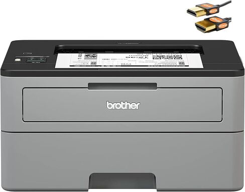 Brother HL -L2350DW Series Compact Wireless Monochrome Laser Printer - Printing Mobile - طباعة Duplex Auto - ما يصل إلى 32 صفحة/دقيقة - حتى 250 ورقة ورقة - عرض LCD 1 سطر + كابل HDMI in Saudi Arabia