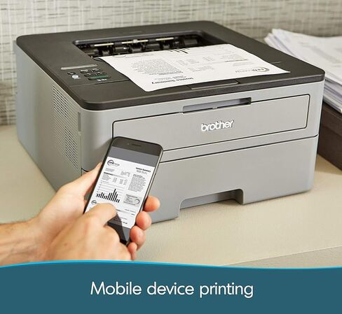 Brother HL -L2350DW Series Compact Wireless Monochrome Laser Printer - Printing Mobile - طباعة Duplex Auto - ما يصل إلى 32 صفحة/دقيقة - حتى 250 ورقة ورقة - عرض LCD 1 سطر + كابل HDMI in Saudi Arabia