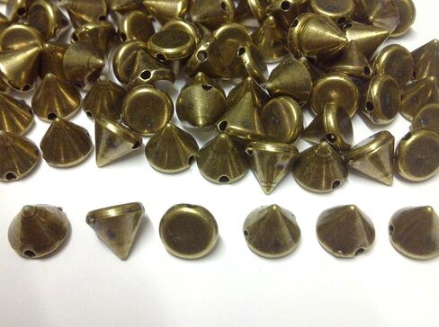 Craftbuddyus 100pcs النحاس النحاس الأكريليك 10 مم المخروطات المخروط in Kuwait