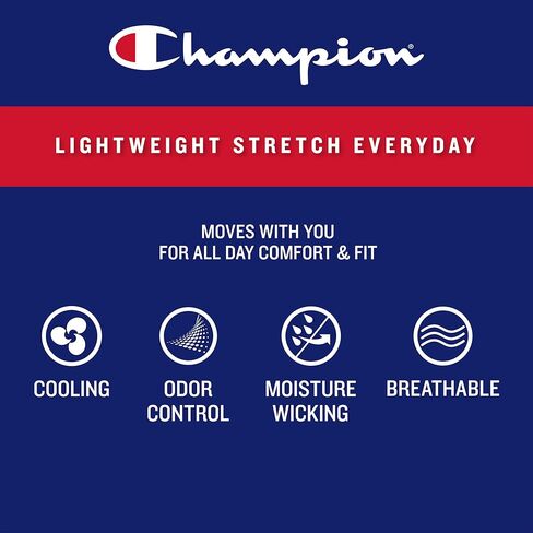 Champion Men's Lightweight & Breathable Stretch Boxer Brief (Pack of 3) in Kuwait