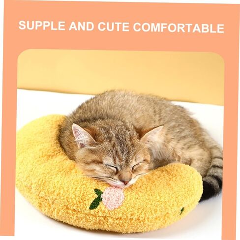 DECHOUS U-Shape PET Neck Pillow for Dogs and Cats Comfortable Sleeping Cushion Neck Support Breathable Design for Deep Sleep and Travel in Saudi Arabia