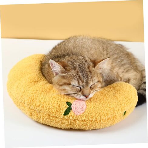 DECHOUS U-Shape PET Neck Pillow for Dogs and Cats Comfortable Sleeping Cushion Neck Support Breathable Design for Deep Sleep and Travel in Saudi Arabia
