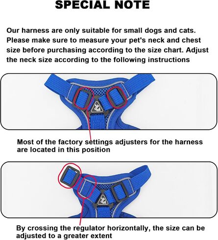 SOLMOONY Small Dog Harness,Soft Mesh Puppy Harness and Leash Set,No Escape Cat Harnesses for Training Walking,Reflective Adjustable Puppy Vest for Small Medium Dogs, Cats (Grey, M) in Kuwait