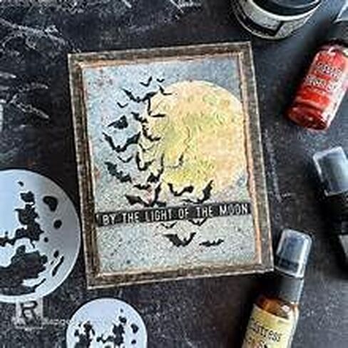 Tim Holtz Ranger Ink Fall Halloween Bundle - كاملة 18 رشًا - مجموعات 1 و 2 و 3 و 4 و 5 و 6 ميكا من رذاذ رذاذ مقاومة للاستغناء وتفاصيل تريببيز in Saudi Arabia