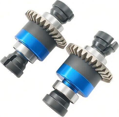 Metal Differential Set (2PCS) Front & Rear 30T 0.8Mod Upgrade for Arrma 1/18 Granite GROM, Typhon GROM, 1/14 Mojave GROM, Replaces #ARA311177#ARA311177V2 (Red) in Saudi Arabia