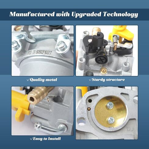 طقم المكربن ​​المولد المزدوج للوقود المتوافق مع WGEN5300DFCV 274CC محرك مع قطع غيار بديل in Saudi Arabia