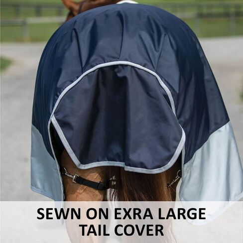 Dura-Tech Viking Horse Shape | فتح الجبهة مع 2 مشبك | مقاومة للماء ، مقاومة للرياح وتنفس | Criss-Cross Surcingle | بطانية حصان الشتاء in Kuwait