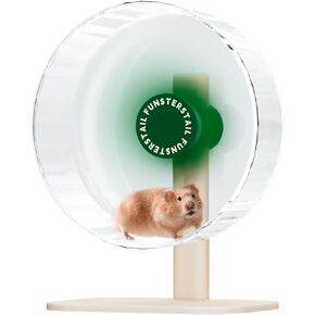 Super Silent Hamster Wheel 8.7 Inch, Magnetic Large Rat Wheel for Chinchilla, Gerbil, Guinea Pig, Cat, Mouse, Sugar Glider and Dwarf, Syrian Hamster Accessories (Peach Pink) in Saudi Arabia