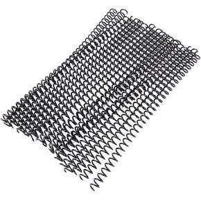 GLOGLOW 20pcs 30 Hole Loose-Leaf Comb Bindings Plastic Binding spines Coils Ring Spring Spiral Rings for A4 Paper Book Album Binding(11mm-Black) in Kuwait