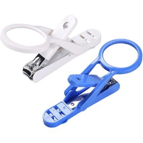 Totority 2pcs قنفذ الهامستر القنفذ الكليبرز مكبرة العدسة المحمولة قطع الأظافر الحيوانات الأليفة للحيوانات الصغيرة من السهل استخدام القمصات للاستمالة الآمنة in Kuwait