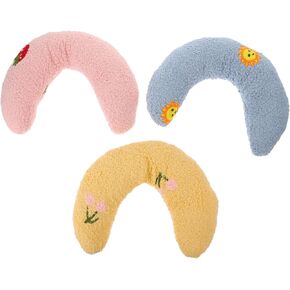 3pcs U-Shaped Dog Neck Pillows Calming PET Sleeping Cushions for Deep Sleep Soft Cat Pillows Neck Support for Anxiety Relief in Kuwait
