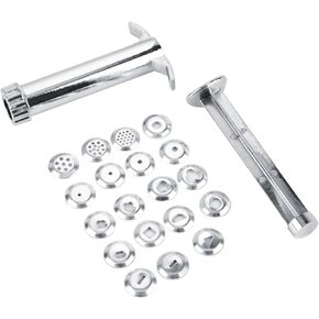 Culnflun Clay Extruder Gun Set, 19 Disc Hand Held Extruder Tool, Zinc Alloy Easy to Clean, for Polymer Clay Ceramic Pastry Bread Dough Sugar Paste Craft in Kuwait