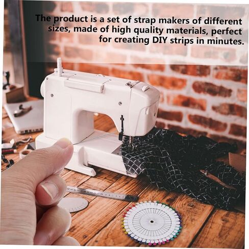 Kallory 1SET DIY أداة لحف النسيج صانع الشريط من أجل التماس ربط المهنيين المتنافس وتقليص لخياطة مشاريع الصياغة والرقص in Kuwait