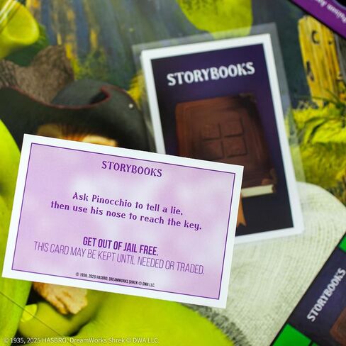 Monopoly: لعبة لوحة SHREK EDITION ، شراء ، بيع وتجارة ، شخصيات خيالية شهيرة مثل Shrek ، Donkey ، Puss N Boots & More ، لعبة عائلية كلاسيكية للأعمار 8+ ، MERCHANDISE المرخصة رسميًا in Saudi Arabia