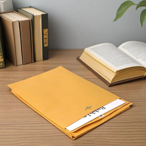 100 Pieces 3 Sizes Manilla Yellow Envelopes with Clasp Closure, Clasp Envelopes Paper for Filing, Storing Or Mailing Documents (5 x 7 Inch, 6 x 9 Inch, 9 x 12 Inch) in Saudi Arabia