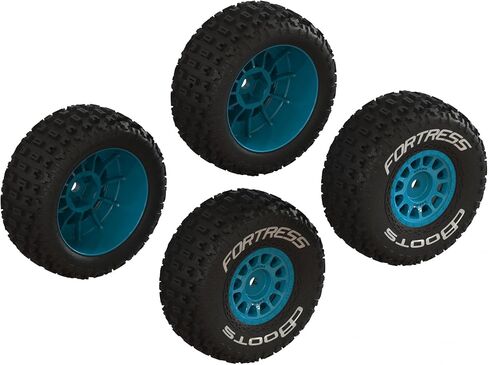 ARRMA dBoots 'Fortress' Tire Set Glued (Blue) (2 Pairs), ARA-1571 in Kuwait