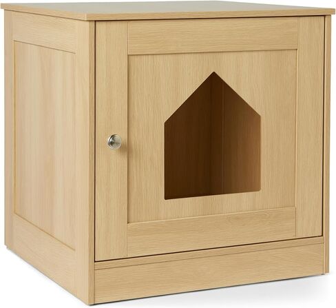 Amazon Basics Furniture-Style Litter Box Enclosure Oak in Saudi Arabia