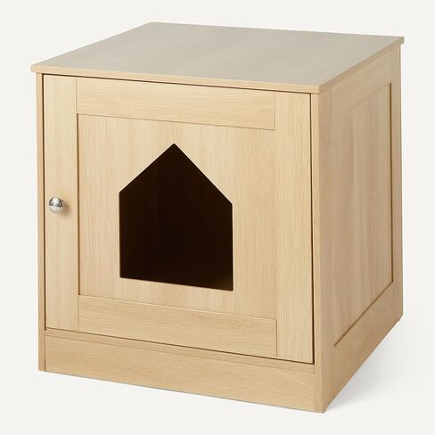 Amazon Basics Furniture-Style Litter Box Enclosure Oak in Saudi Arabia