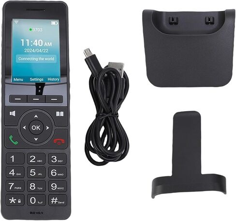هاتف VbestLife 4G LTE WIFI Protable ، هاتف DECT Cordless VoIP ، هاتف مكتب مكتب مكتب منزلي ثابت مع شاشة ملونة 2.4 بوصة ، معرف المتصل in Saudi Arabia