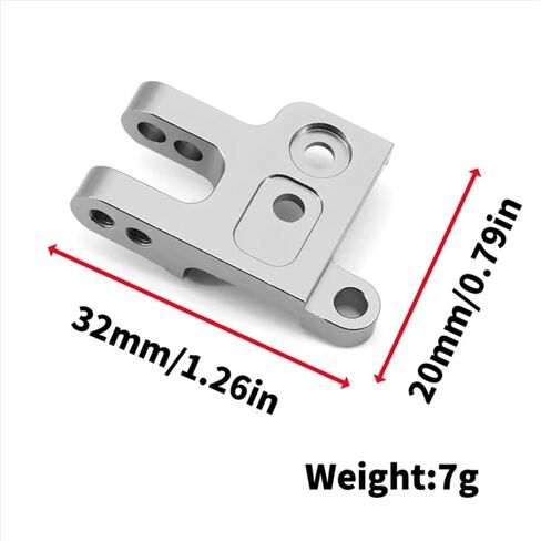 متوافق مع Traxxas لـ TRX4 لـ TRX6 1/10 RC ترقيات CRAWLER ترقيات قطع الغيار إكسسوارات CNC Aluminy Metal Panhard Mount RC Car Part Association in Kuwait