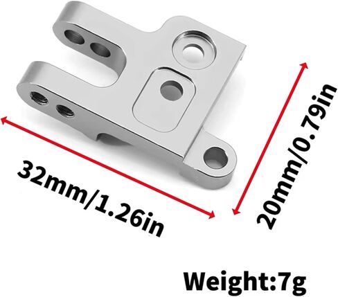متوافق مع Traxxas لـ TRX4 لـ TRX6 1/10 RC ترقيات CRAWLER ترقيات قطع الغيار إكسسوارات CNC Aluminy Metal Panhard Mount RC Car Part Association in Kuwait