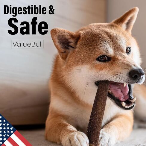ValueBull USA Collagen Sticks for Small Dogs, 6 Inch Extra Thin Chews, Natural Dog Treats, 100 Count Bulk Pack - Promotes Joint, Skin & Coat Health with Glucosamine and Chondroitin in Kuwait