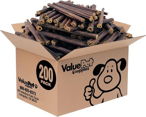 ValueBull USA Collagen Sticks for Small Dogs, 6 Inch Extra Thin Chews, Natural Dog Treats, 100 Count Bulk Pack - Promotes Joint, Skin & Coat Health with Glucosamine and Chondroitin in Kuwait