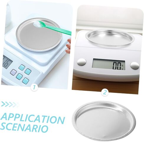 LIFKOME 2pcs Aluminum Jewelry Scale Trays for Precise Weighing of Gems and Rhinestones Replacement Pans for Digital Jewelry Scales Versatile and User-friendly in Saudi Arabia