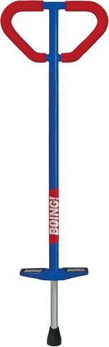 Geospace Jumparoo Boing! MAX Pogo Stick for Kids and Teens –Supports 90-160 lbs, Outdoor Toy for Girls & Boys – Active Play for Balance, Coordination, Fitness, Durable & Safe (Red with Blue wrap) in Kuwait