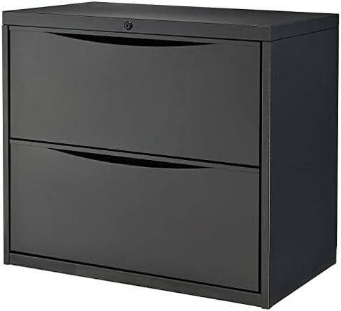Global Industrial 30 "W Premium Fille File Cabinet ، 2 درج ، أسود in Kuwait