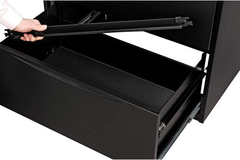 Global Industrial 30 "W Premium Fille File Cabinet ، 2 درج ، أسود in Kuwait