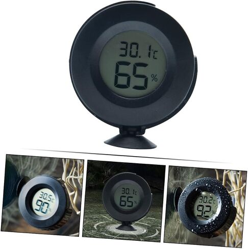 1pc Digital Hygrometer Thermometer with LCD Display Accurate and Humidity Monitor for Reptile Tanks Vivariums and Brooders Sensors for Reliable Measurement in Saudi Arabia