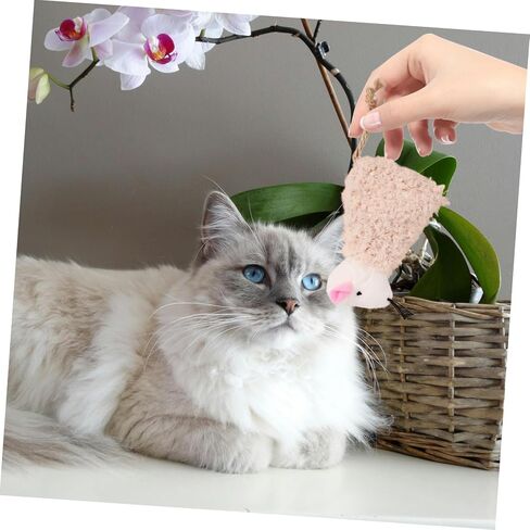 Hemoton 3Pcs Interactive Cat Biting Plush Molar Playthings for Pets Soft Cat Teaser Loneliness Promotes Exercise and Fun Playtime in Saudi Arabia