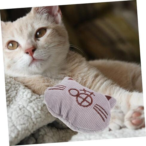 ألعاب Galpada 3PCS التفاعلية Catnip Plush للقطط الداخلية الرائعة من ألعاب مضغ ناعمة لإبقاء القطط مسلية وأثاث محمي in Kuwait