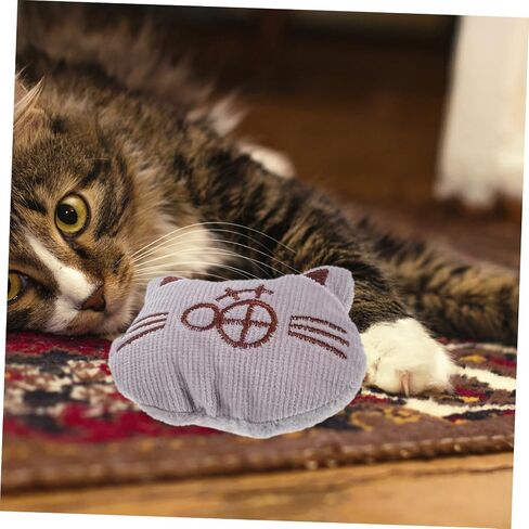 ألعاب Galpada 3PCS التفاعلية Catnip Plush للقطط الداخلية الرائعة من ألعاب مضغ ناعمة لإبقاء القطط مسلية وأثاث محمي in Kuwait