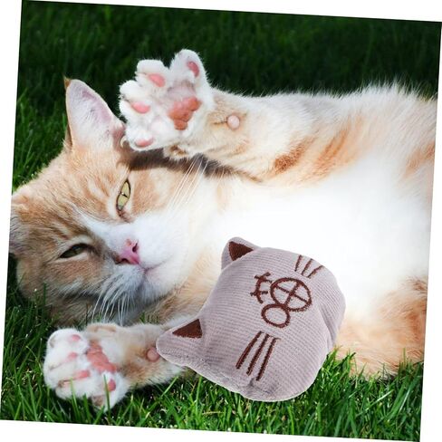 ألعاب Galpada 3PCS التفاعلية Catnip Plush للقطط الداخلية الرائعة من ألعاب مضغ ناعمة لإبقاء القطط مسلية وأثاث محمي in Kuwait