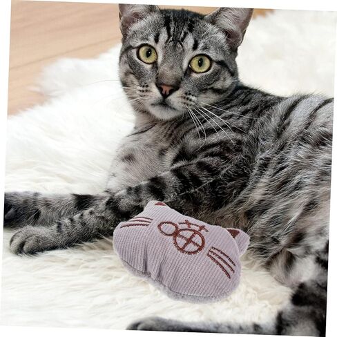 ألعاب Galpada 3PCS التفاعلية Catnip Plush للقطط الداخلية الرائعة من ألعاب مضغ ناعمة لإبقاء القطط مسلية وأثاث محمي in Kuwait