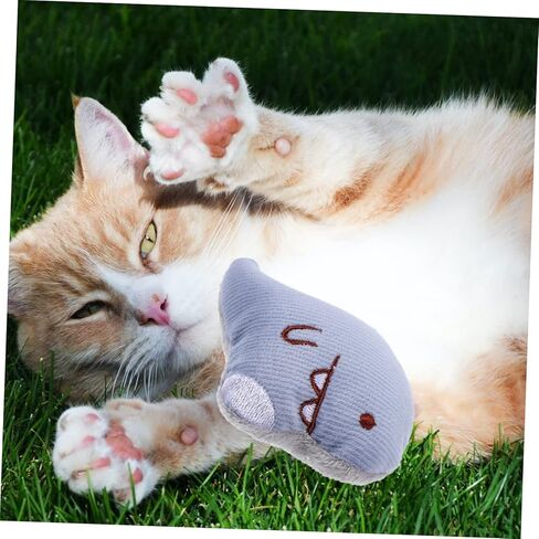 BESPORTBLE 3pcs Interactive Catnip Plush Toys for Cats Chew-Friendly Stuffed Kitten Toys Encourages Active Play and for Indoor Cats in Saudi Arabia