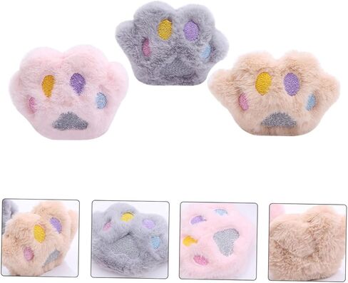 Merryhapy 6pcs Cat Plush Phecking مع تصميم الكرتون رائعتين للعب النشط لممارسة القطط وإمدادات الحيوانات الأليفة الطبيعية لمحبي القط in Kuwait